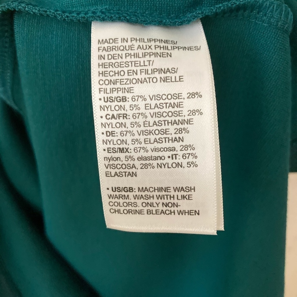 Lark & Ro Emerald Green Sleeveless Dress Size 2 - Picture 4 of 4
